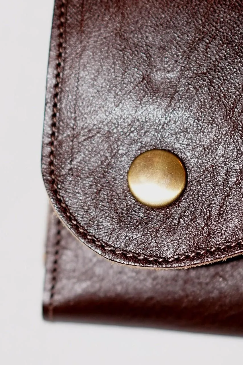 Dapper's (ダッパーズ)　ダブルフラップウォレット　1794　"Horsehide Double Flap Wallet"　ブラウン