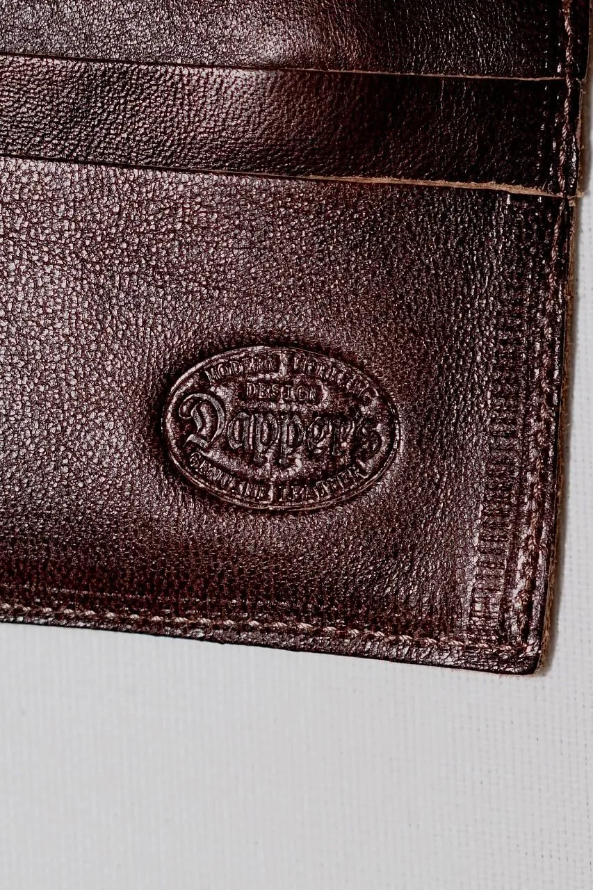Dapper's (ダッパーズ)　ダブルフラップウォレット　1794　"Horsehide Double Flap Wallet"　ブラウン