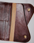 Dapper's (ダッパーズ)　ダブルフラップウォレット　1794　"Horsehide Double Flap Wallet"　ブラウン