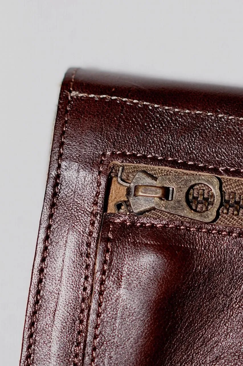 Dapper's (ダッパーズ)　ダブルフラップウォレット　1794　"Horsehide Double Flap Wallet"　ブラウン