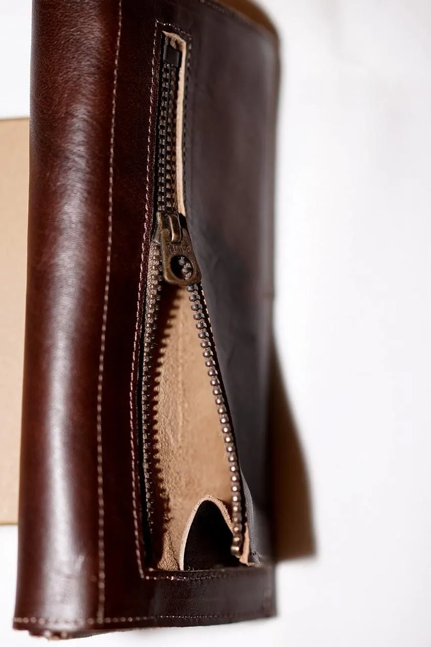 Dapper's (ダッパーズ)　ダブルフラップウォレット　1794　"Horsehide Double Flap Wallet"　ブラウン