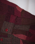 SUGAR CANE (シュガーケーン)　ワークシャツ　SC29590　"Add Human Labor　RANDOM PATCHWORK WORK SHIRT"　レッド