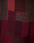 SUGAR CANE (シュガーケーン)　ワークシャツ　SC29590　"Add Human Labor　RANDOM PATCHWORK WORK SHIRT"　レッド