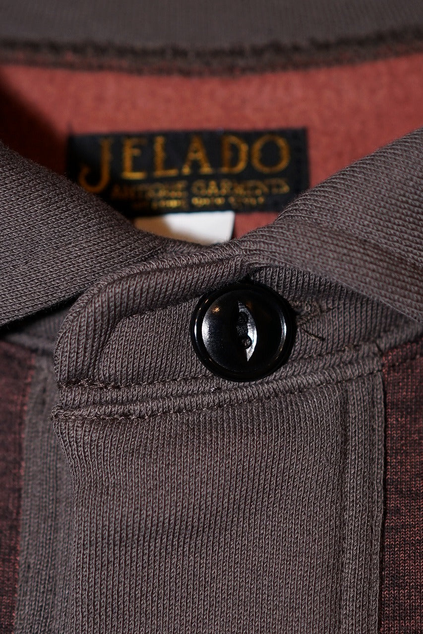 JELADO (ジェラード)　スウェットカーディガン　AG13231　"Mountain Man Fleece Cardigan"　ベイクドトマト