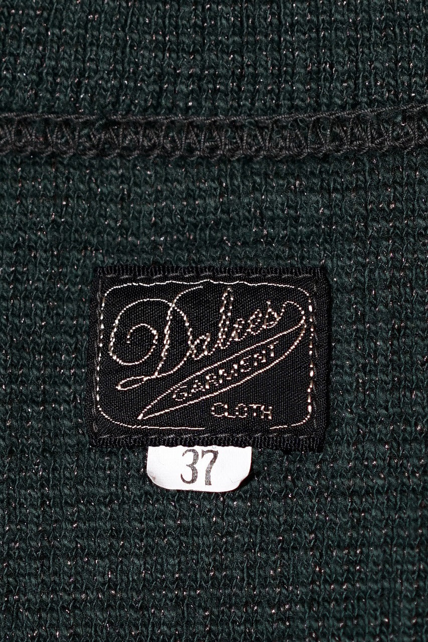 DALEE'S (ダリーズ)　コットンニット　"Antique Singer (アンティークシンガー)"　...20S SINGER KNIT　グリーン