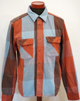 JELADO (ジェラード)　ヘヴィーネルシャツ (ショート丈)　JP12106　"Unionworkers Shirts (ユニオンワーカーズシャツ)"　アプリコット