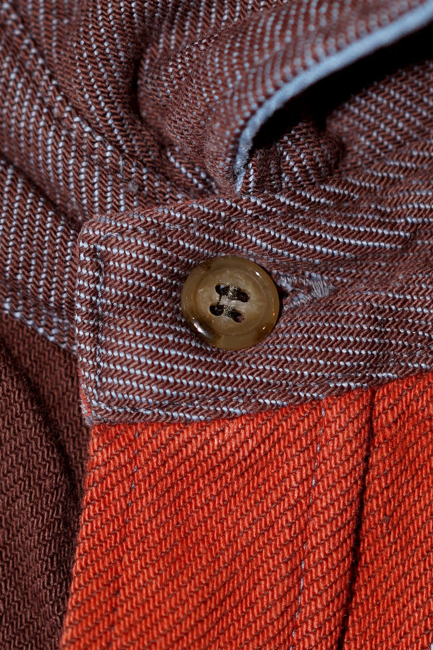 JELADO (ジェラード)　ヘヴィーネルシャツ (ショート丈)　JP12106　"Unionworkers Shirts (ユニオンワーカーズシャツ)"　アプリコット