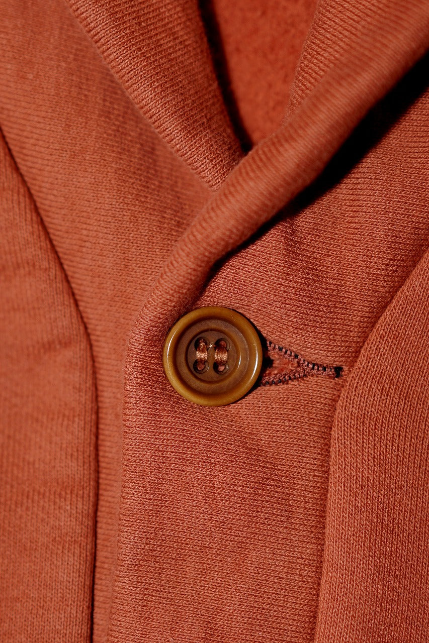 DALEE'S (ダリーズ)　スウェットカーディガン　"Racter.KN (ラクター.KN)"　...30s SHAWL COLLAR CARDIGAN　AMB.オレンジ
