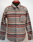 DELUXE WARE (デラックスウエア)　ネルシャツ　7649C　"40S NATIVE BORDER"　レッドボーダー
