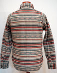 DELUXE WARE (デラックスウエア)　ネルシャツ　7649C　"40S NATIVE BORDER"　レッドボーダー