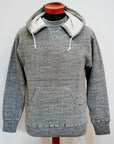DUBBLE WORKS (ダブルワークス)　吊編み後付けパーカー　86018　"LOOP WHEEL AFTER HOOD SWEATSHIRT"　ヘザーチャコール