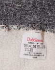 DUBBLE WORKS (ダブルワークス)　吊編み後付けパーカー　86018　"LOOP WHEEL AFTER HOOD SWEATSHIRT"　ヘザーチャコール