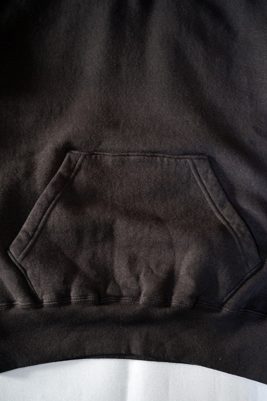 DUBBLE WORKS (ダブルワークス)　吊編み後付けパーカー　86018　"LOOP WHEEL AFTER HOOD SWEATSHIRT"　スミクロ