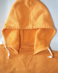 DUBBLE WORKS (ダブルワークス)　吊編み後付けパーカー　86018　"LOOP WHEEL AFTER HOOD SWEATSHIRT"　フェードオレンジ