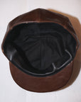 Dapper's (ダッパーズ)　レザーキャスケット　1820　"40’s Style Classic Horsehide Leather Casquette"　ブラウン