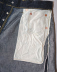 SUGAR CANE (シュガーケーン)　ジーンズ　SC42025　"13oz. DENIM WAIST OVERALLS 2025 MODEL (WIDE LEG)"　インディゴ・ワンウォッシュ