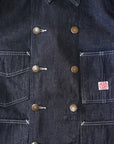 HEAD LIGHT (ヘッドライト)　デニム・ワークコート　HD15844　"9.5oz. SPECIAL WEAVE DENIM DOUBLE BREASTED COAT"　ワンウォッシュ