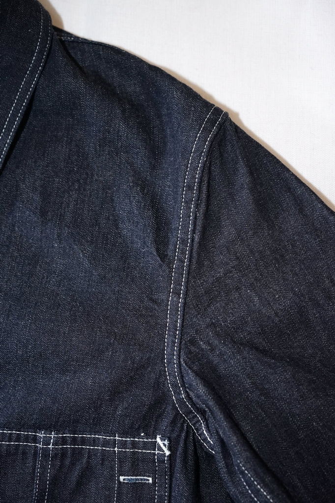 HEAD LIGHT (ヘッドライト)　デニム・ワークコート　HD15844　"9.5oz. SPECIAL WEAVE DENIM DOUBLE BREASTED COAT"　ワンウォッシュ