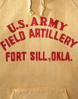 DELUXEWARE (デラックスウエア)　スウェットパーカー　LPL-08　"US.ARMY"　FRT.イエロー