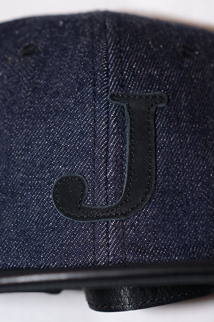 JELADO × BRUNEL＆Co.HATMAKERS　ベースボールキャップ　AB21750　"B.B.CAP"　インディゴ×ブラック