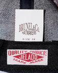 JELADO × BRUNEL＆Co.HATMAKERS　ベースボールキャップ　AB21750　"B.B.CAP"　インディゴ×ブラック