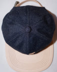 JELADO × BRUNEL＆Co.HATMAKERS　ベースボールキャップ　AB21750　"B.B.CAP"　インディゴ×ナチュラル