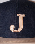 JELADO × BRUNEL＆Co.HATMAKERS　ベースボールキャップ　AB21750　"B.B.CAP"　インディゴ×ナチュラル