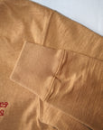DELUXEWARE (デラックスウエア)　長袖Tシャツ　BRGX-264　"CRIMSON BARTACK"　オールドゴールド