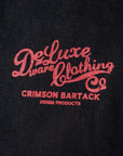 DELUXEWARE (デラックスウエア)　長袖Tシャツ　BRGX-264　"CRIMSON BARTACK"　ブラック