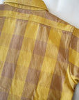 WARE HOUSE (ウエアハウス)　ネルシャツ　3104　"FLANNEL SHIRTS"　A柄マスタード・ワンウォッシュ