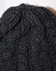 JELADO (ジェラード)　コットンワッチキャップ　AB94705　"Cotton Cable Watch Cap"　ブラック