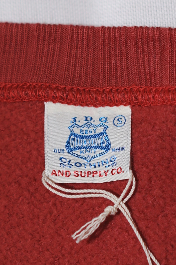John Gluckow (ジョン・グラッコー)　針抜きスウェット　JG-CS24　The Albert Sweat　“Army AA”　レッド