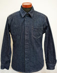 DELUXE WARE (デラックスウエア)　デニムネルシャツ　7630A　"DENIM NEL SHIRT"　インディゴ