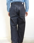 John Gluckow (ジョン・グラッコー)　デニムワークパンツ　JG-01S　“1910s Netmaker's Trousers”　ストライプデニム