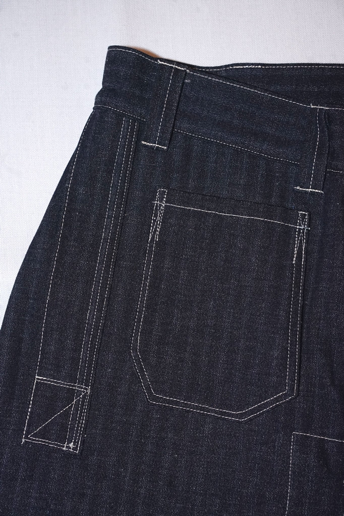 John Gluckow (ジョン・グラッコー)　デニムワークパンツ　JG-01S　“1910s Netmaker's Trousers”　ストライプデニム