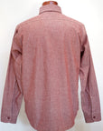 SUGAR CANE (シュガーケーン)　レッドシャンブレー・ワークシャツ　SC29682　"RED CHAMBRAY WORK SHIRT"　レッド・ワンウォッシュ