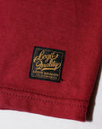 DELUXEWARE (デラックスウエア)　半袖Tシャツ　DXTS-2602　"THE BIKERS"　クリムゾンレッド
