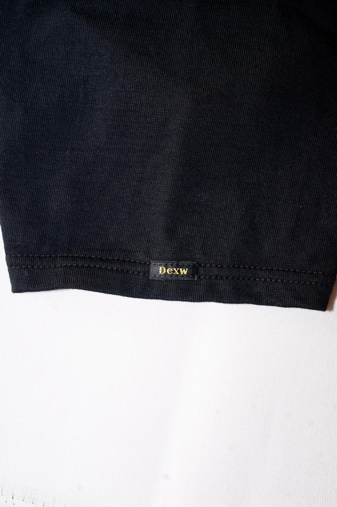 DELUXEWARE (デラックスウエア)　半袖Tシャツ　DXTS-2602　"THE BIKERS"　ブラック
