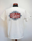 DELUXEWARE (デラックスウエア)　半袖Tシャツ　DXTS-2602　"THE BIKERS"　ホワイト