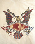 DELUXEWARE (デラックスウエア)　半袖Tシャツ　BRGX-262　"EAGLE BRAND"　アッシュイエロー