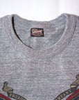 DELUXEWARE (デラックスウエア)　半袖Tシャツ　BRGX-262　"EAGLE BRAND"　杢D.グレー