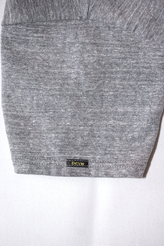 DELUXEWARE (デラックスウエア)　半袖Tシャツ　BRGX-262　"EAGLE BRAND"　杢D.グレー