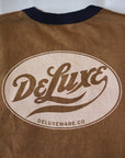 DELUXEWARE (デラックスウエア)　半袖Tシャツ　BRGX-263　"DELUXE"　DD.マスタード