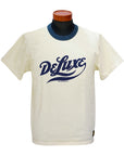 DELUXEWARE (デラックスウエア)　半袖Tシャツ　BRGX-263　"DELUXE"　アッシュイエロー