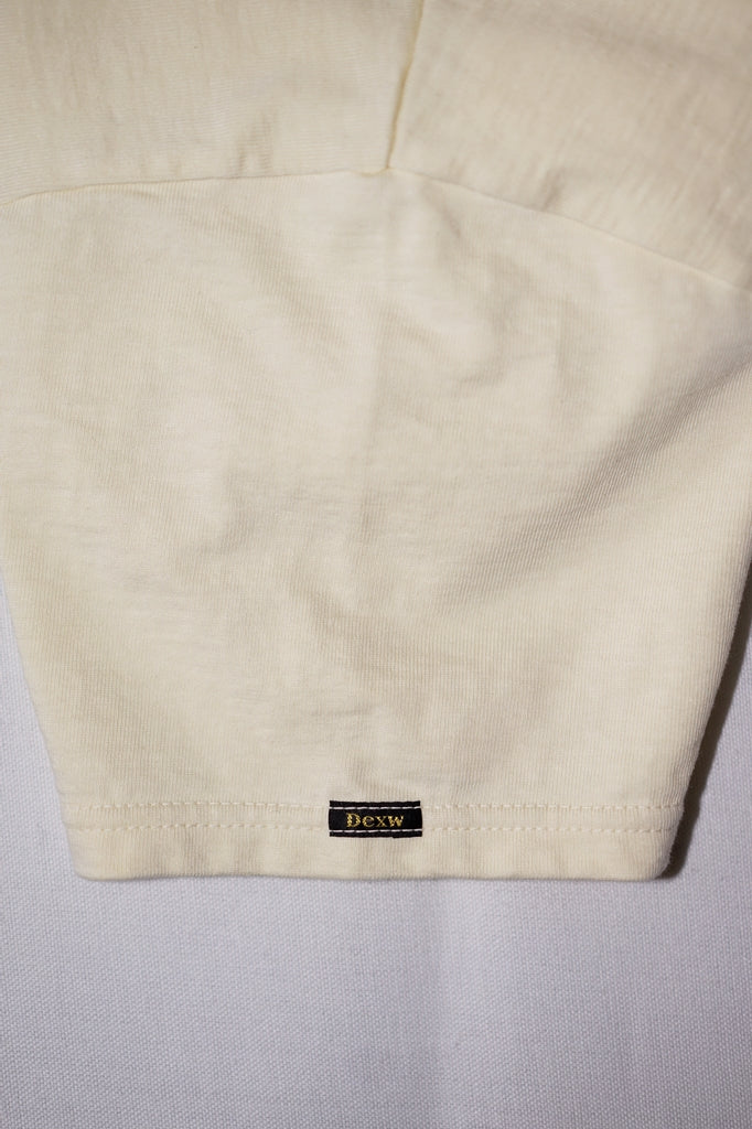 DELUXEWARE (デラックスウエア)　半袖Tシャツ　BRGX-263　"DELUXE"　アッシュイエロー
