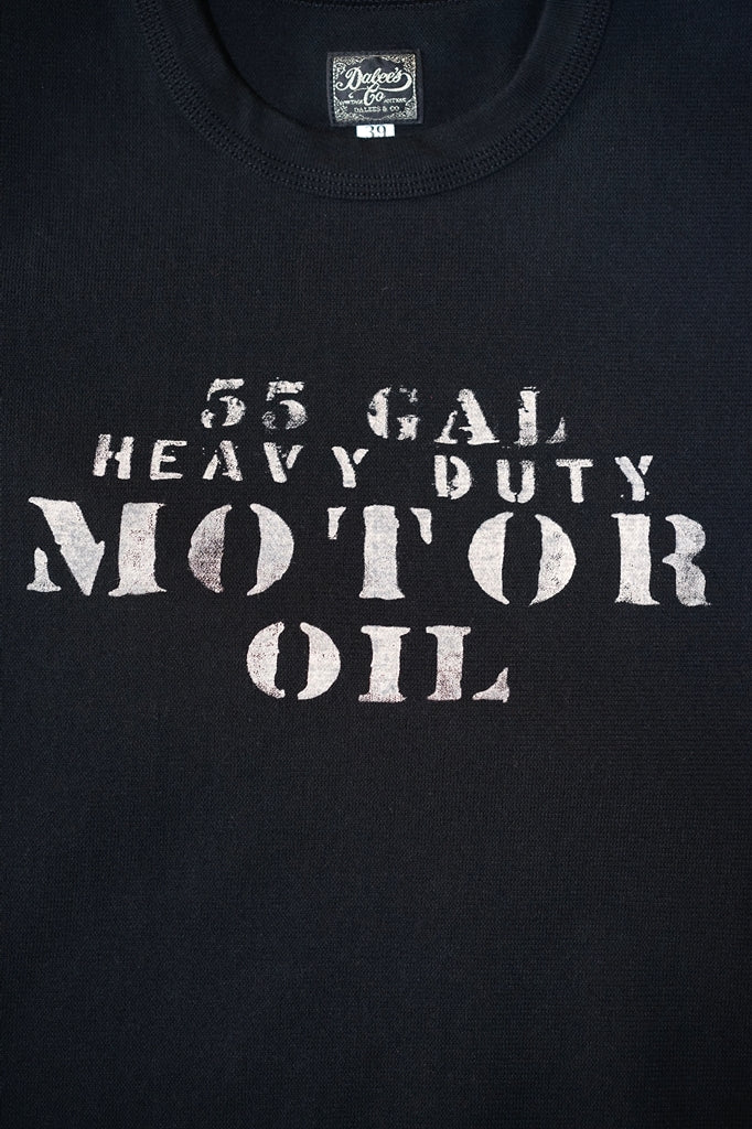 DALEE'S (ダリーズ)　半袖Tシャツ　SAT3026-A　"MOTOR"　ブラック