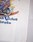 Pherrow's (フェローズ)　半袖Tシャツ　26S-PT8　"Violent Violet Volante"　ホワイト