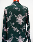 SUN SURF (サンサーフ)　長袖ハワイアンシャツ　SS29601　"INCARNATION OF GOD"　ブラック