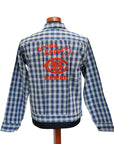 UNION SUPPLY (ユニオンサプライ)　パラカジャケット　US15902　"PALAKACHECK SHIRT BLOUSE"　ネイビー・ワンウォッシュ
