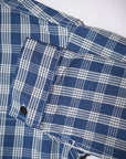 UNION SUPPLY (ユニオンサプライ)　パラカジャケット　US15902　"PALAKACHECK SHIRT BLOUSE"　ネイビー・ワンウォッシュ